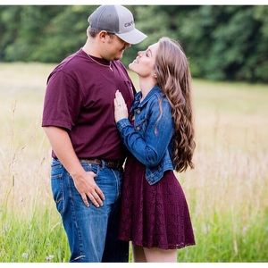 Aeropostale Maroon Skater Dress. Medium.
